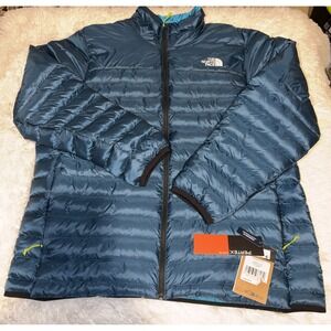 The North Face Men's Terra Peak Pertex Jacket Midnight Petrol Blue NEW Size XL